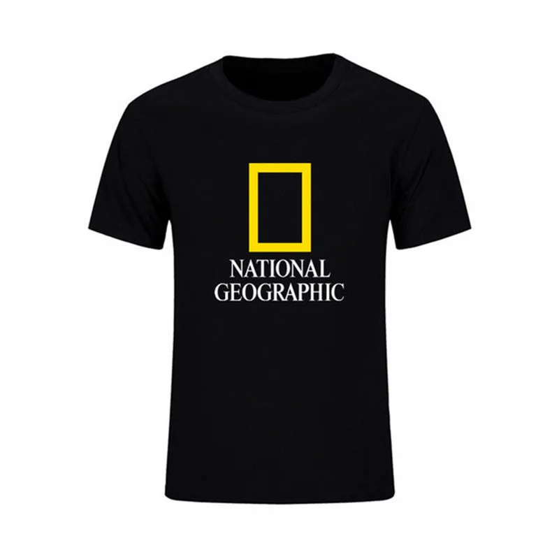 

Новинка 2021, Мужская футболка с национальным географическим принтом, экспедиция, ученый, хлопковые топы, футболки, модная уличная одежда
