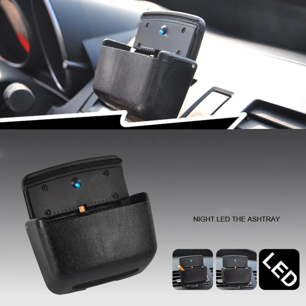 

Universal Home Auto Car Air Outlet Ashtray Multiuse LED Smoke Remover
