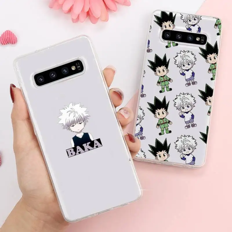 

HUNTER×HUNTER Phone Case Transparent For Samsung Galaxy A S Note 9 10 51 50 71 70 80 20 21 30s ultra plus
