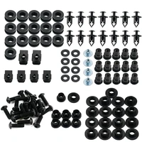 motorcycle fairing bolt kit screws for honda cbr600rr cbr 600rr 600 rr 2005 2006 alloy black complete nut set cbr600 rr