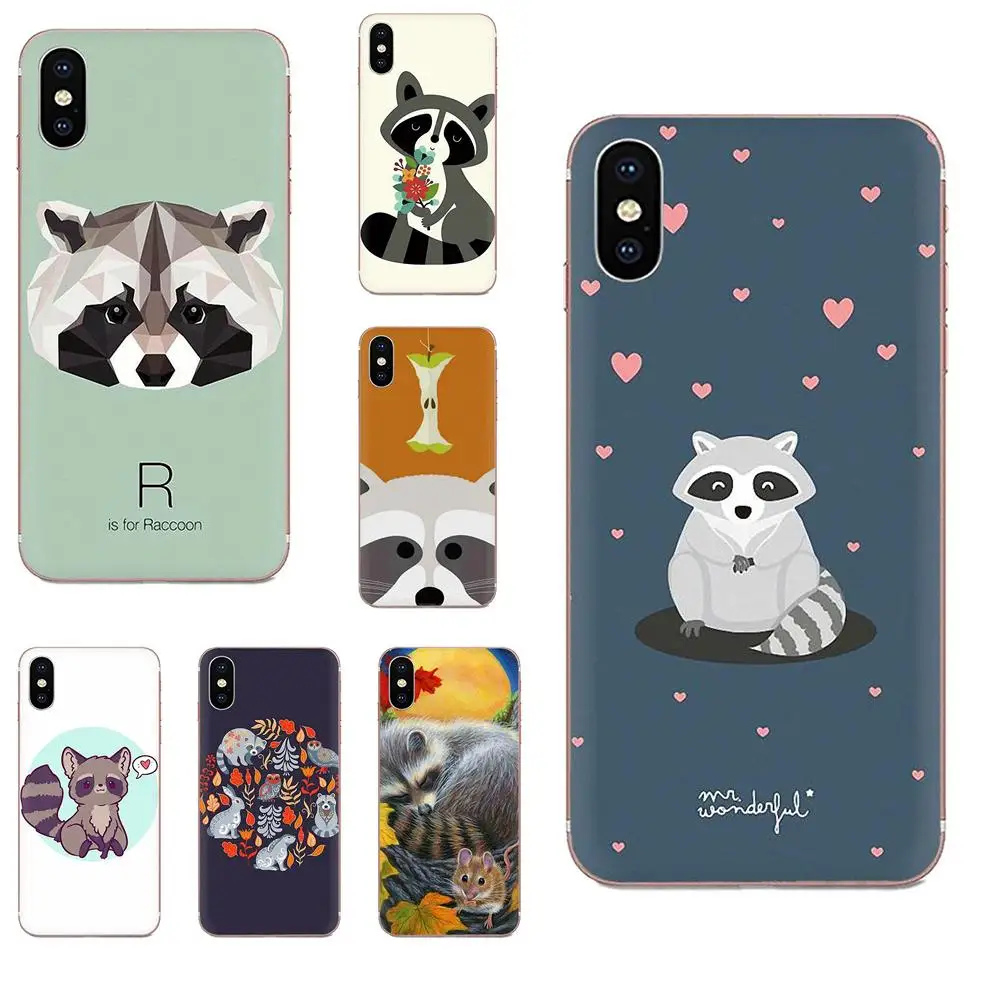 ТПУ 2017 новое поступление животное енот искусство для Sony Xperia Z Z1 Z2 Z3 Z4 Z5 compact Mini M2 M4 M5