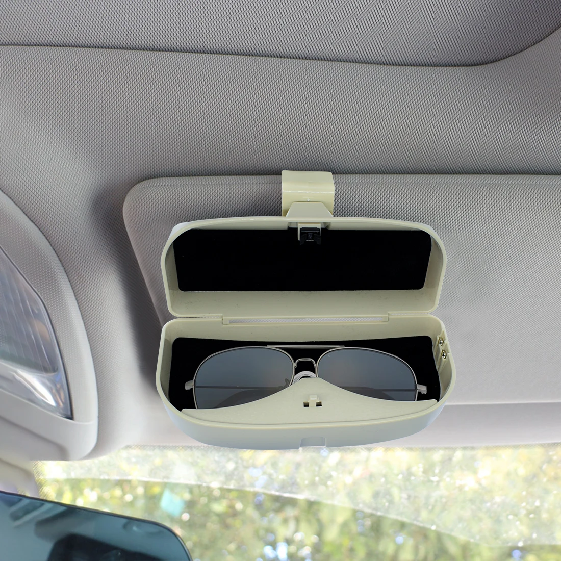 

Чехол для автомобильных очков, Магнитный футляр для хранения солнцезащитных очков, 4 цвета, аксессуары для автомобильного интерьера, держат...
