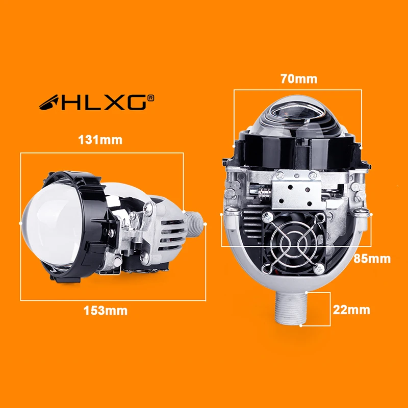 Комплект из 2 предметов двух видов светодиодный объектив 3 дюймов проектор линзы