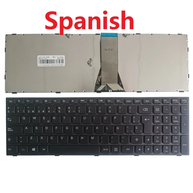 US/UK/SP/испанская клавиатура для LENOVO B70-80 E50-70 E50-80 B71-80 1D E51-80 25214755 PK1314K3A00 | Компьютеры и