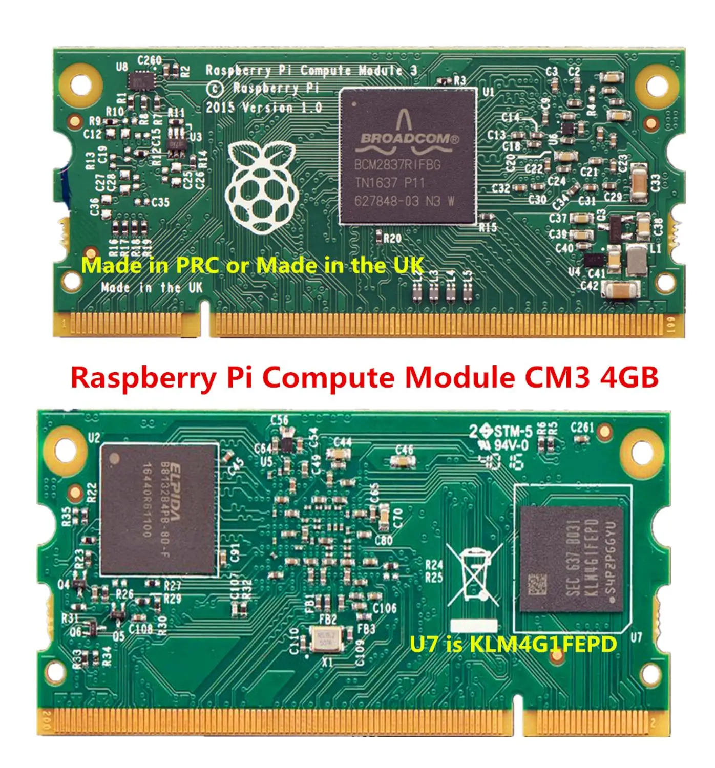 Умная плата компьютерный модуль Raspberry Pi 3Lite и см3 CM3L |Демонстрационные стенды| |