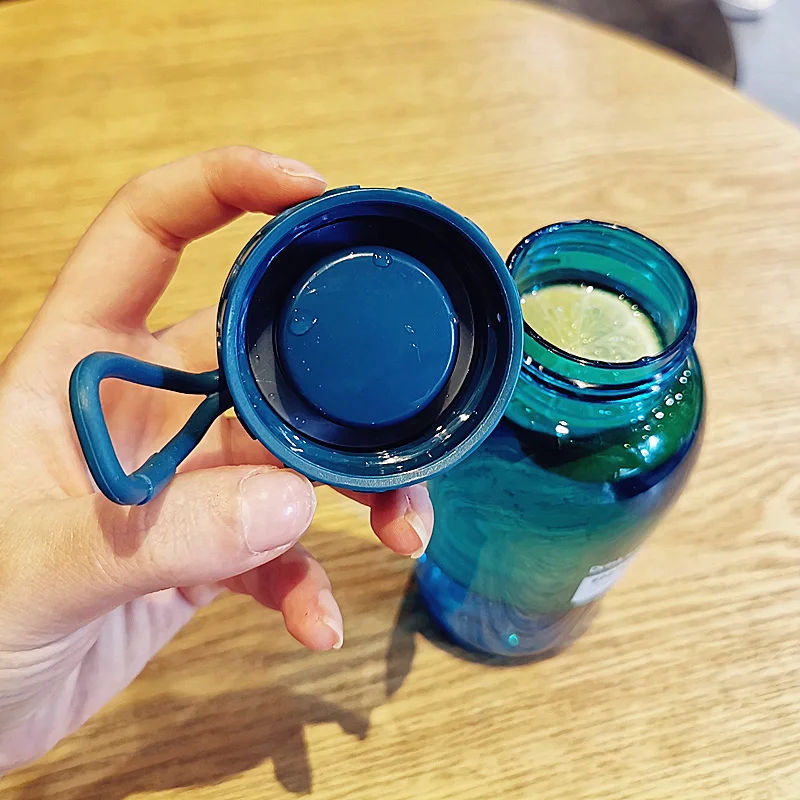 Эстетическая прозрачная термобутылка для воды инфузор портативная бутылка сока