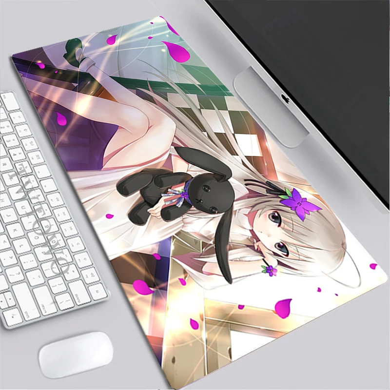 

Mousepad Home Computer Custom Desk Mats Mouse Mat keyboard pad Yosuga No Sora Soft Laptop Gamer Natural Rubber Desktop Mouse Pad