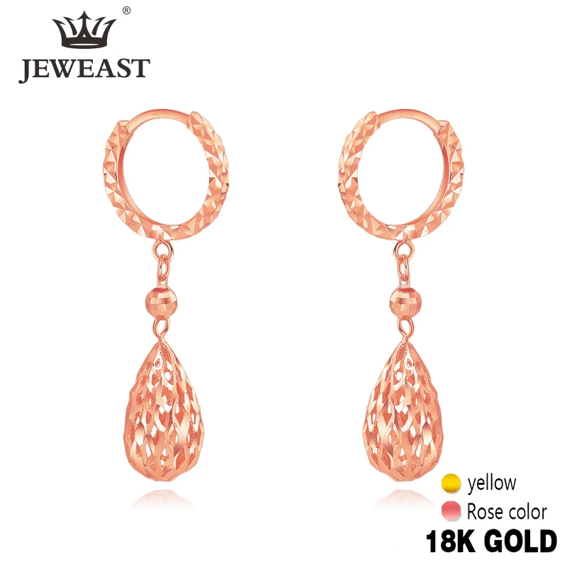 

JYM 18K Pure Gold Earring Real AU 750 Solid Gold Earrings Nice Butterfly Upscale Trendy Classic Fine Jewelry Hot Sell New 2020