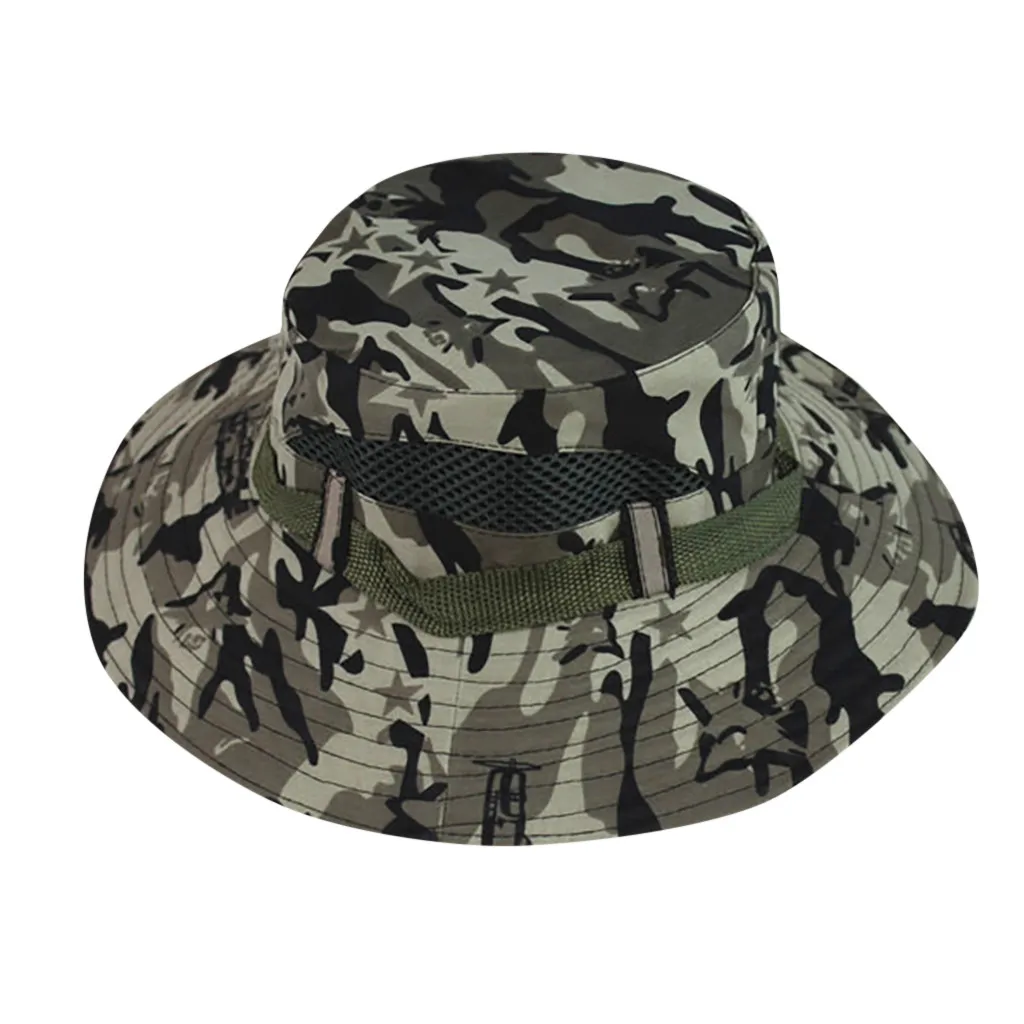 Новая Панама уличная Военная камуфляжная шляпа Bob Camo Bonnie для рыбалки кемпинга