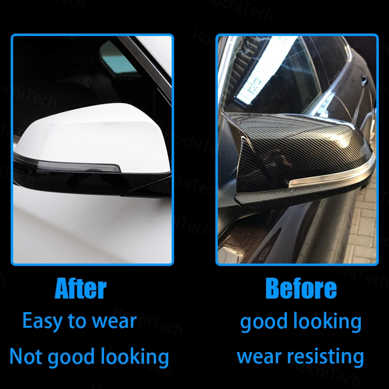 Чехол для зеркала заднего вида чехол из углеродного волокна с боковым крылом BMW F20