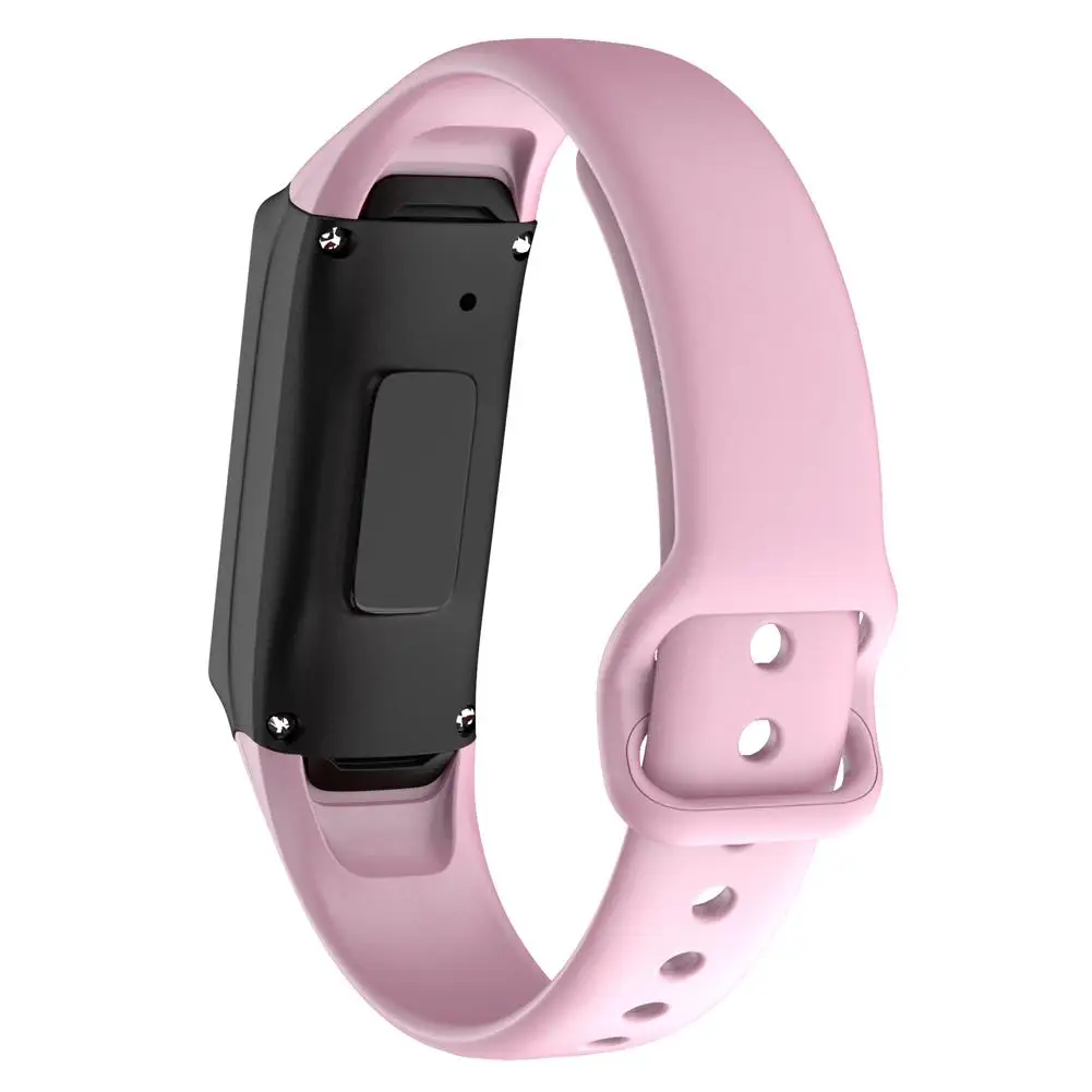 Pink Силиконовый ремешок для спортивных часов браслет петля для samsung Galaxy Fit SM-R370 многоцветный для ремешка часов - Цвет: Pink