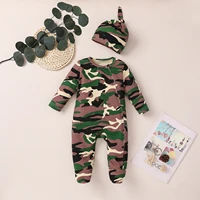 autumn newborn baby boys clothing set camouflage zipper romper jumpsuit fashion infant outfits winter child boy clothes 0 18m