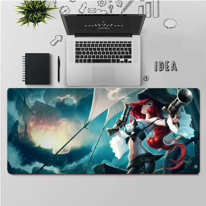 

Maiya Top Quality LOL Miss Fortune laptop Gaming mouse pad Free Shipping Large Mouse Pad Keyboards Mat