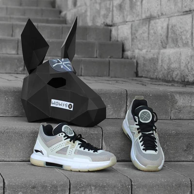 Li-Ning Men WOW 5 Black Sand Basketball Shoes LiNing Cloud Bounse+ wow5 Sneakers Way of Wade Sport Shoes ABAM057 XYL099