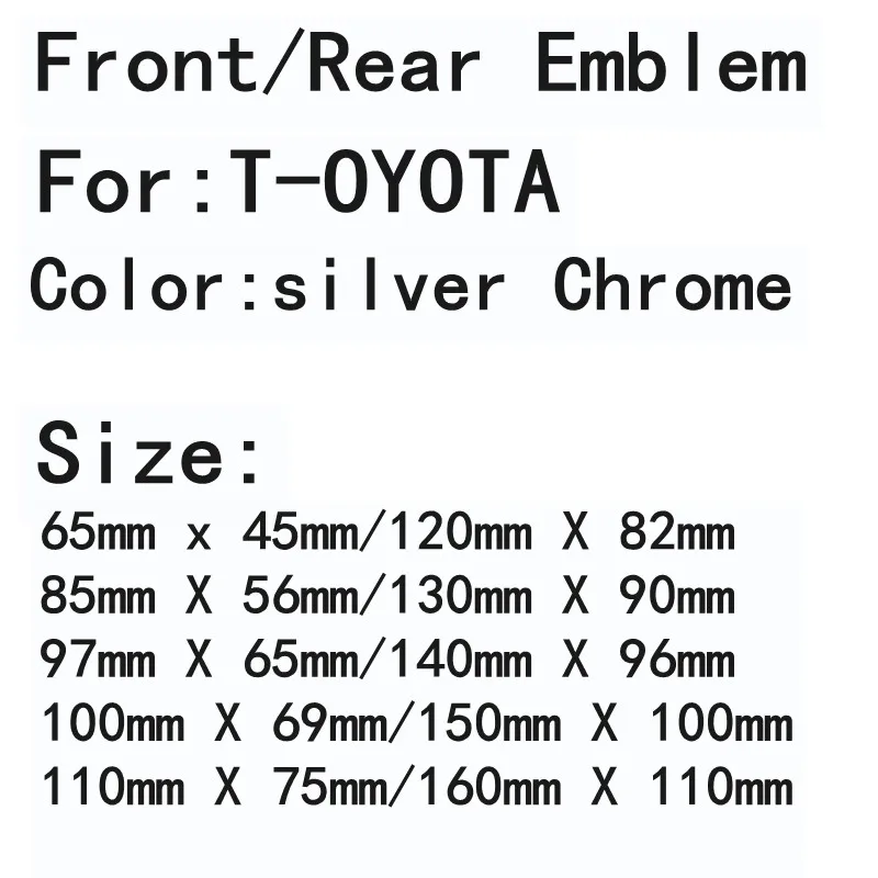 3D ABS хромированная Автомобильная Передняя головка капота задний бампер багажник