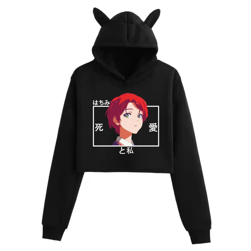 

Wonder Egg Priority Momoe Sawaki Hoodie Fashion Pullovers Tops Cute Print Woman Sweatshirt