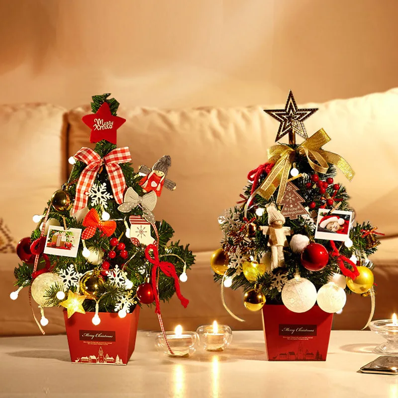 

Christmas Decorations Small Table Top Decoration Tree 45cm lights Illuminated Tree Small Christmas Tree DIY Christmas Gifts