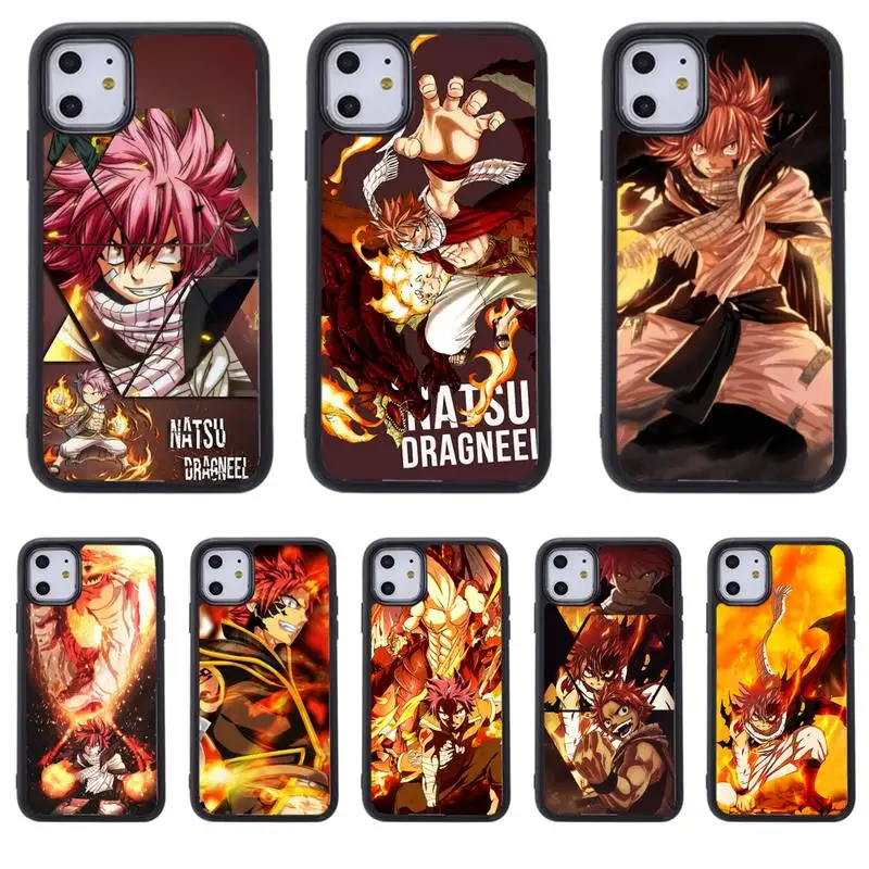 

Fairy Tail Natsu Dragneel Fire Phone Case for iphone 11 12 13 pro se 20 max xr xs x 7 8 6s plus mini Fundas cover PC&TPU
