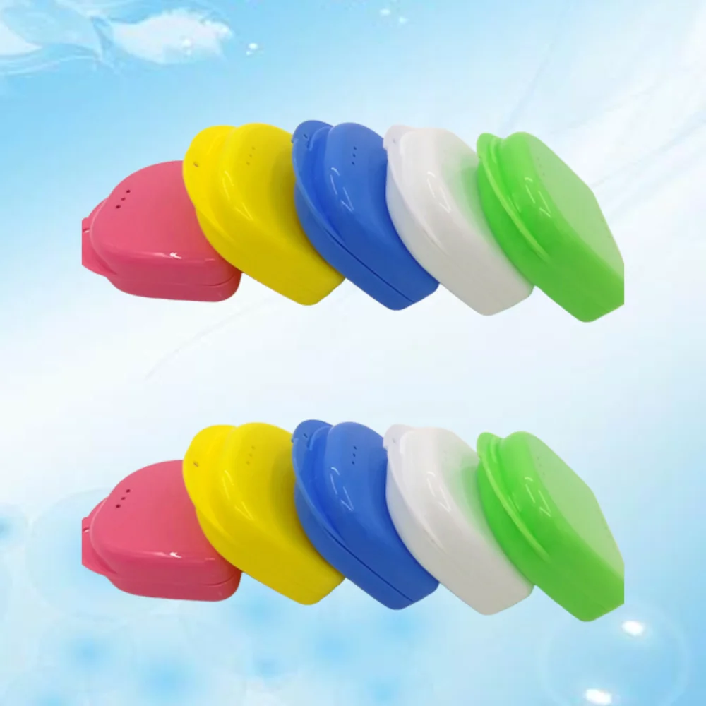 10 шт. альвеола зуба коробка Портативный подтяжки ортодонтический фиксатор