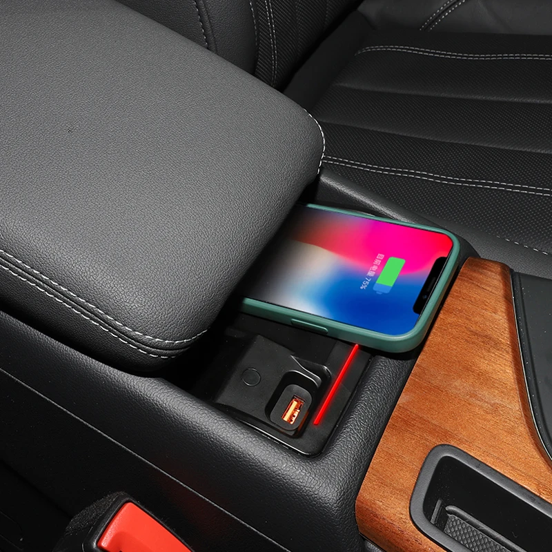 15 Вт автомобильное беспроводное зарядное устройство для телефона Audi B9 A4L A5 S4 2017-2020