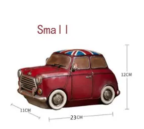 small 18*33 см Британский ретро ностальгия Копилка автомобили для взрослых творчество большие домашние украшения классический винтажный подарок на день рождения для детей - Цвет: small