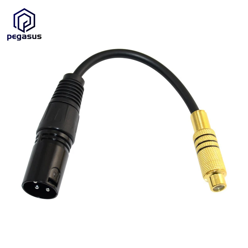 Коаксиальный кабель 15 см 3Pin XLR с позолоченным покрытием | Электроника