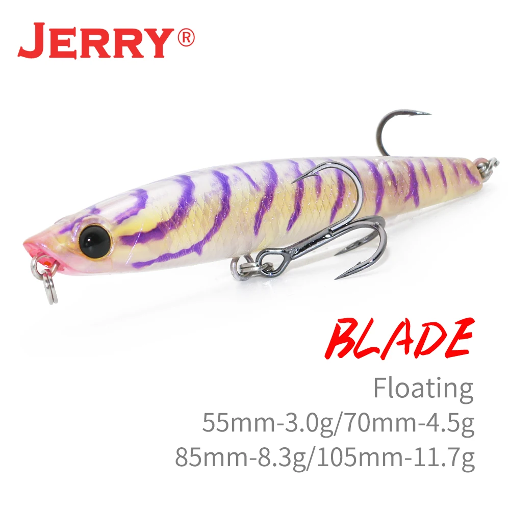 Jerry лезвие жесткая приманка для рыбалки поплавок карандаш плавающая сиг морской