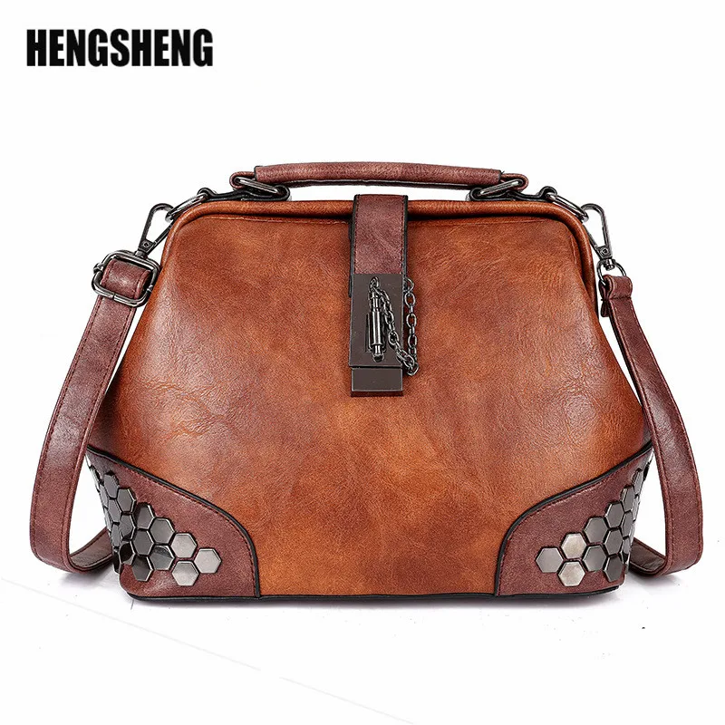 Женская кожаная сумка маленькая для женщин через плечо женская с цепочкой и