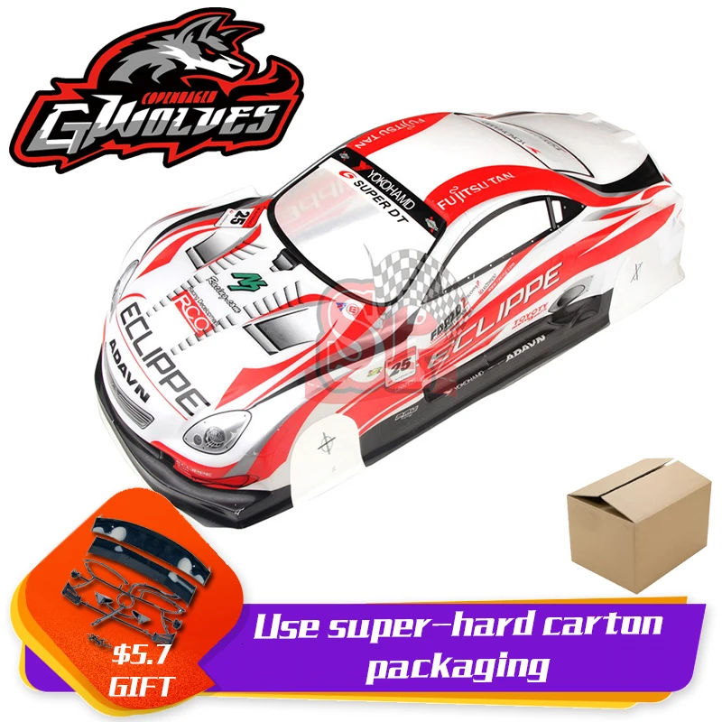 37 видов 1/10 RC автомобиль 195/190 мм ПВХ Окрашенный корпус с хвостом для 1:10 RC хобби гоночный Дрифт автомобиль hsp yokomo hpi ZD TAMIYA
