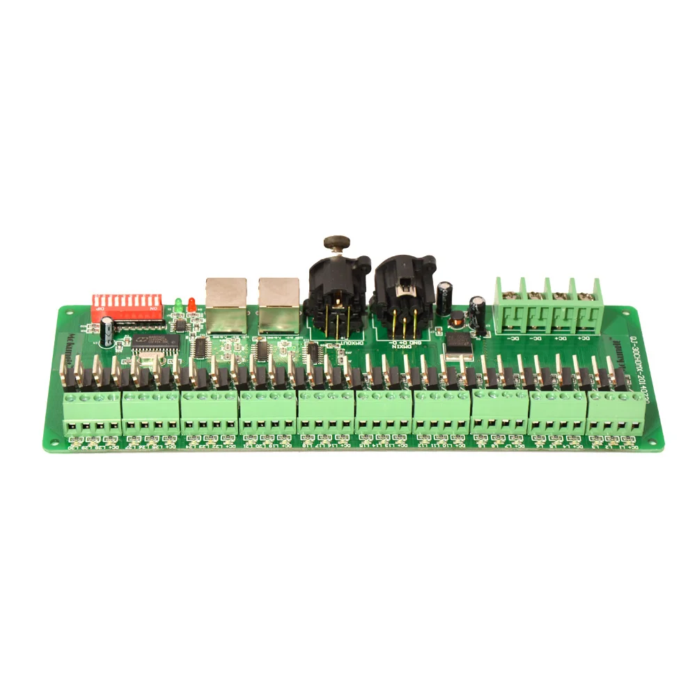30 каналов DMX 512 RGB контроллер 30CH Светодиодные ленты декодер диммер драйвер DC9V-24V