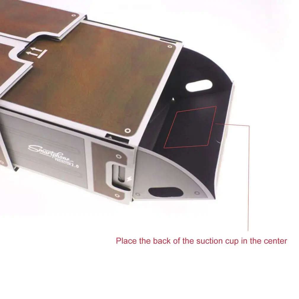 1 шт. DIY мобильный телефон мини проектор портативный домашний бумажный