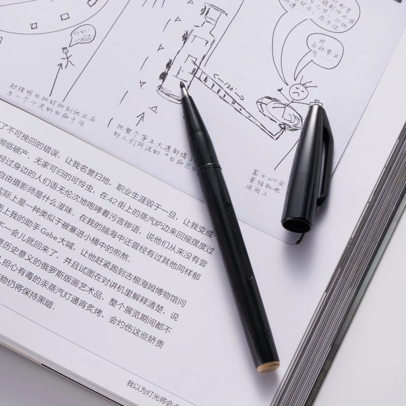 LifeMaster Pentel знаковая ручка волокно наконечник прочный на водной основе Чернила для