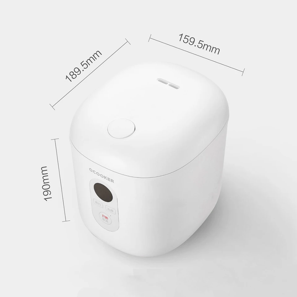 Xiaomi Youpin Мини электрическая рисоварка 1.2L кухонная плита маленькая рисоварка машина интеллектуальное назначение светодиодный дисплей