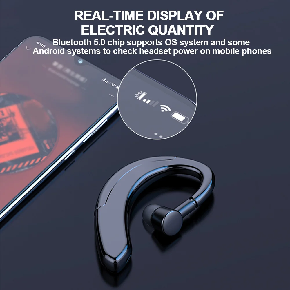Y10 Bluetooth 5 0 гарнитура Беспроводные наушники с микрофоном Handsfree вкладыши Hands Free