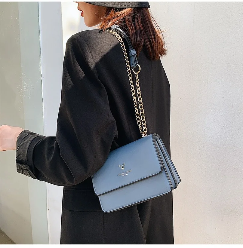 

Бутик рекомендуется, новые сумки 2021, модная сумка через плечо, простой дизайн, маленькая квадратная сумка-мессенджер с цепочкой