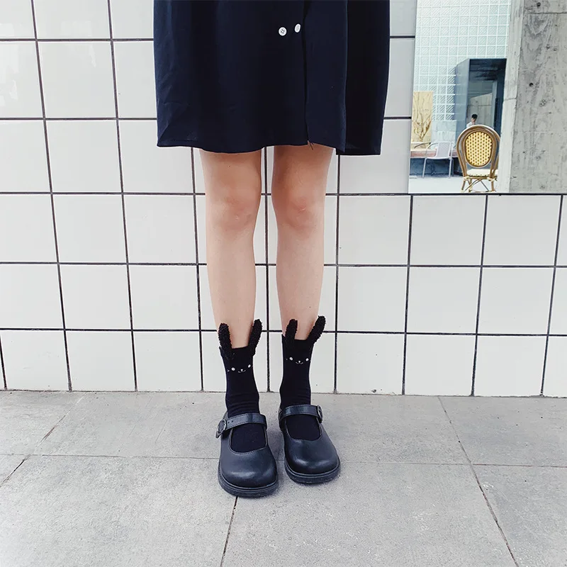 SP &amp CITY женские носки с мультяшными кроличьими ушками в стиле &quotЛолита&quot милые