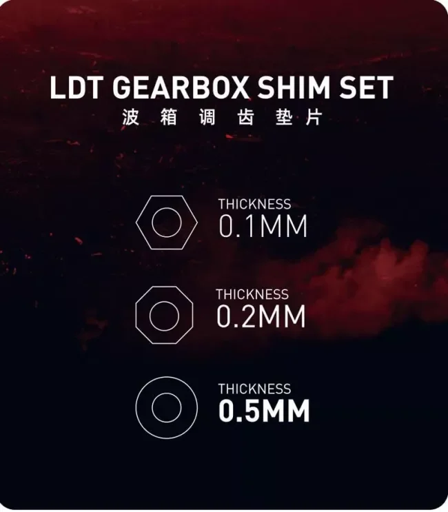 

LDT Gearbox Shim Set Hunting Gun Accessories