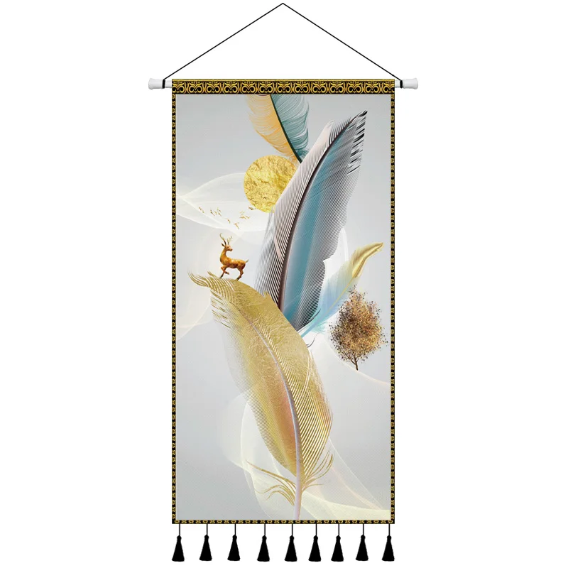 Скандинавский настенный гобелен Настенная картина современный диван