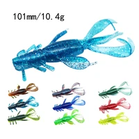 20pcslot soft fishing bait lure rubber silicone artificial baits lobster shrimp for sea fish luya lures accessories tools goods