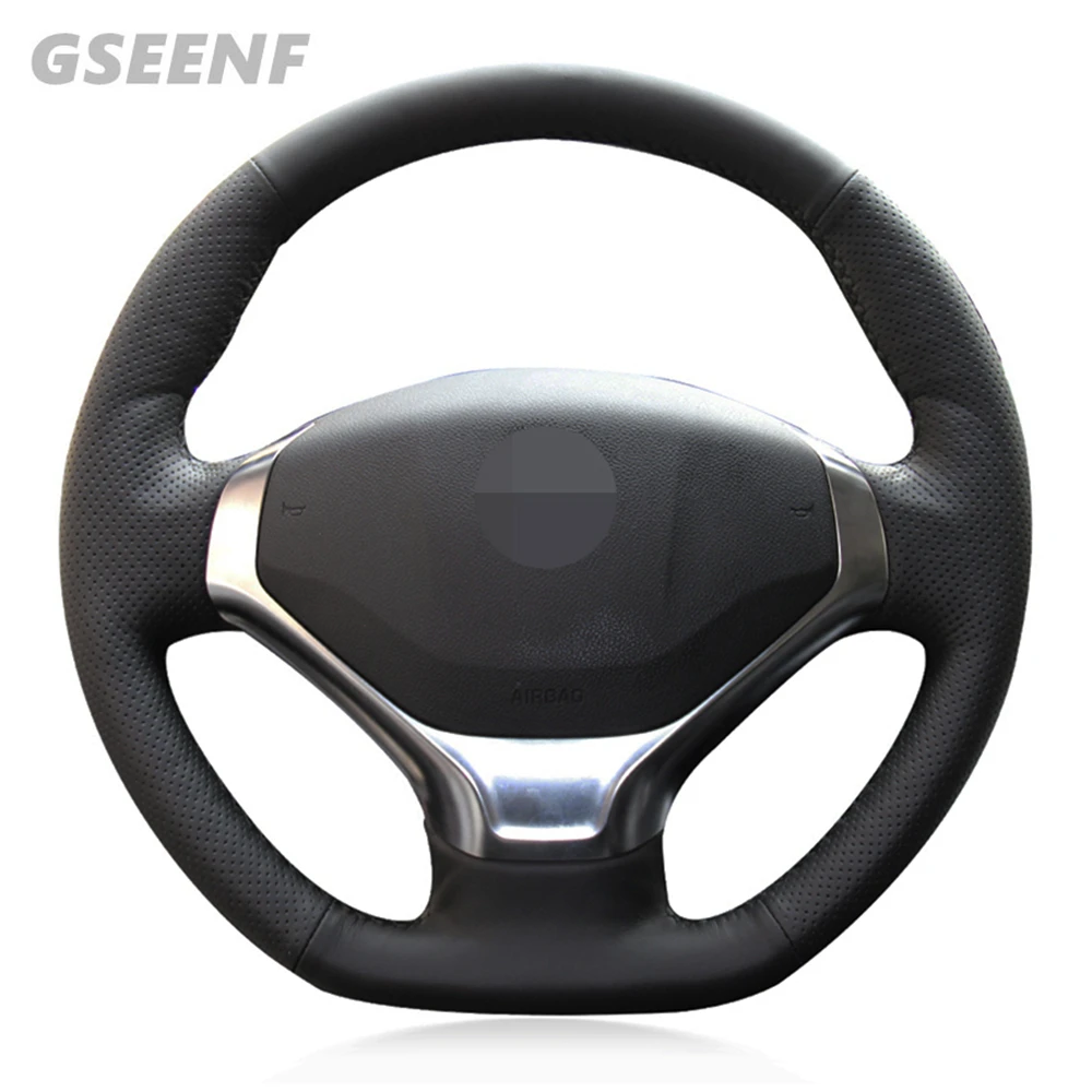 

Чехол из натуральной кожи для руля Peugeot 3008 2013-2015
