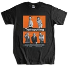 Футболка Trainspotting, дизайнерская британская популярная черная комедия унисекс, приталенная мужская хлопковая модная футболка, мужская летняя футболка