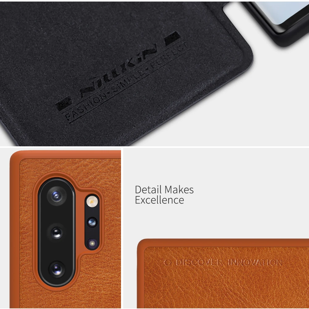 Кожаный флип-кейс Nillkin для samsung Galaxy Note 8 9 10 S10 S9 S8 Plus 5G, мягкий винтажный Чехол для Note10 Note 10+ 5G Shell