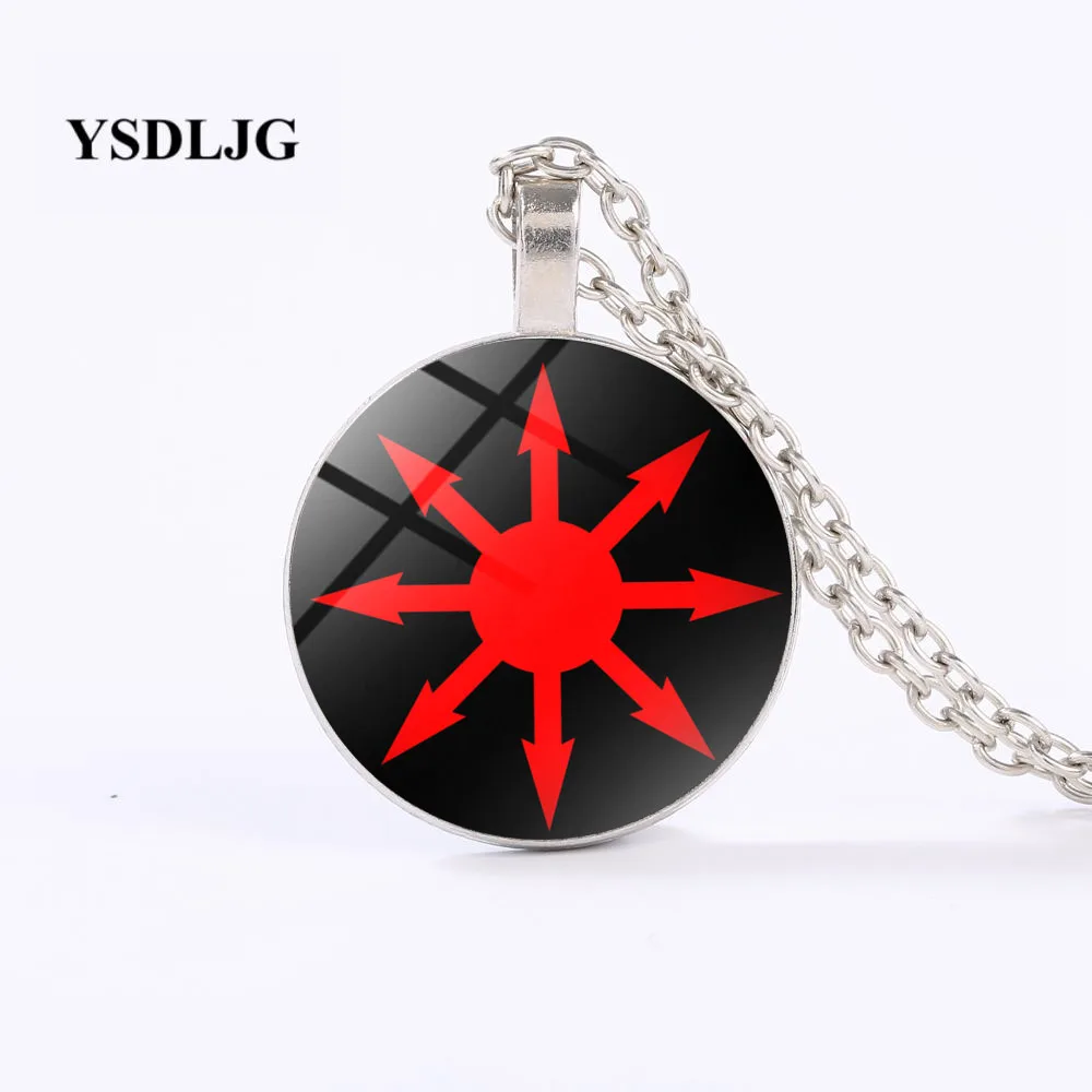 GDRGYB Esoteric ожерелье Хаос Magick Seal sigili Symbol оккультные волшебные аксессуары Золотое