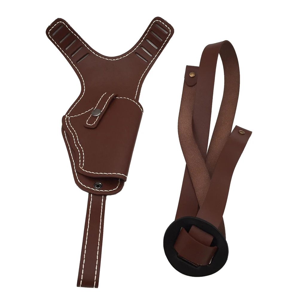 Уличная Портативная сумка из чистой кожи для скрытых агентов Подмышечный