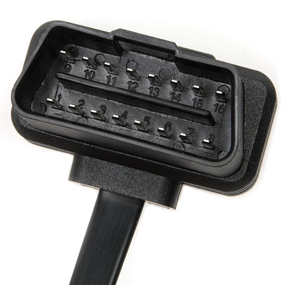 30/60/100 см плоский лист + тонкий как лапша 16 контактный разъем OBD OBDII OBD2 16Pin мужского и