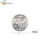 Энергетический органитовый стикер чакра эпоксидная смола ювелирные изделия цветок жизни энергетическая башня материалы Пирамида металлическая энергия Copper1