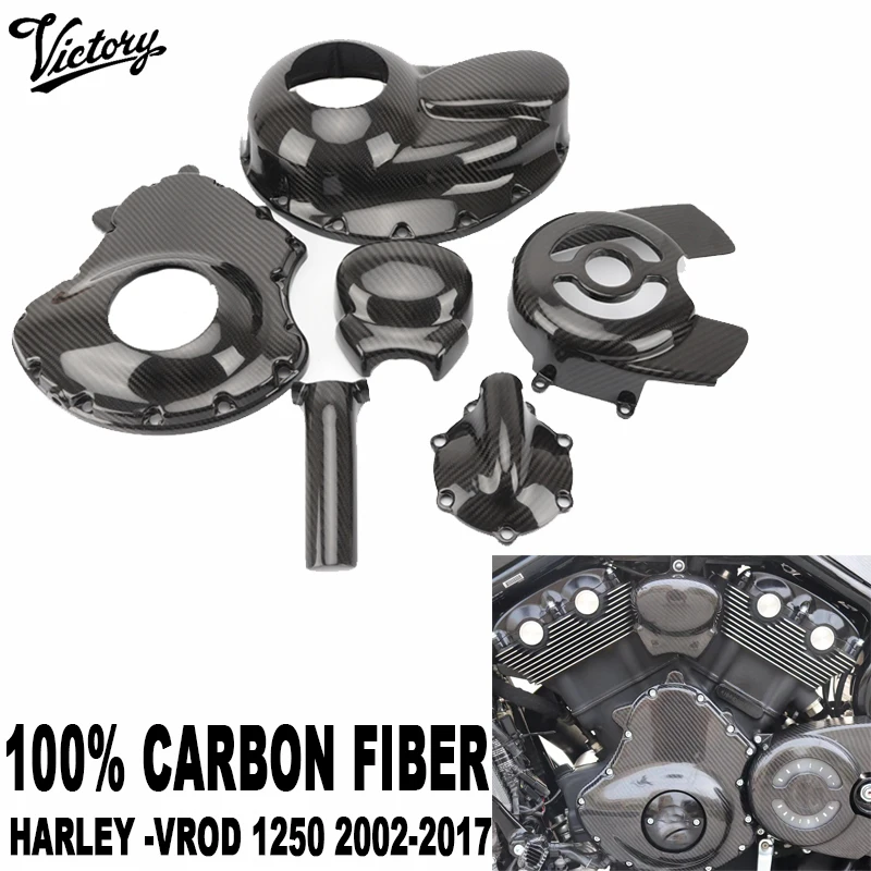 

Motorcycle Parts 100% Carbon Fiber Fairing Engine Shell Protective Shell Suitable for Harley-Davidson VROD 1250 VRSC 2020 17