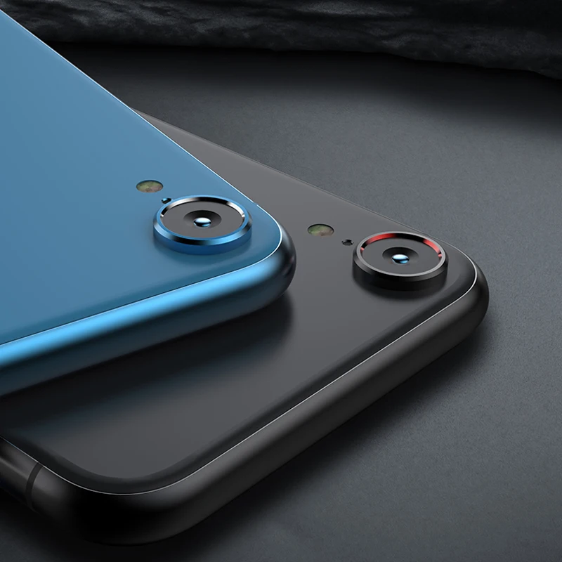 Защитная пленка для задней камеры для iPhone XR 11 Pro Max iPhoneX R X S XS из закаленного стекла, металлическое защитное кольцо для задней линзы