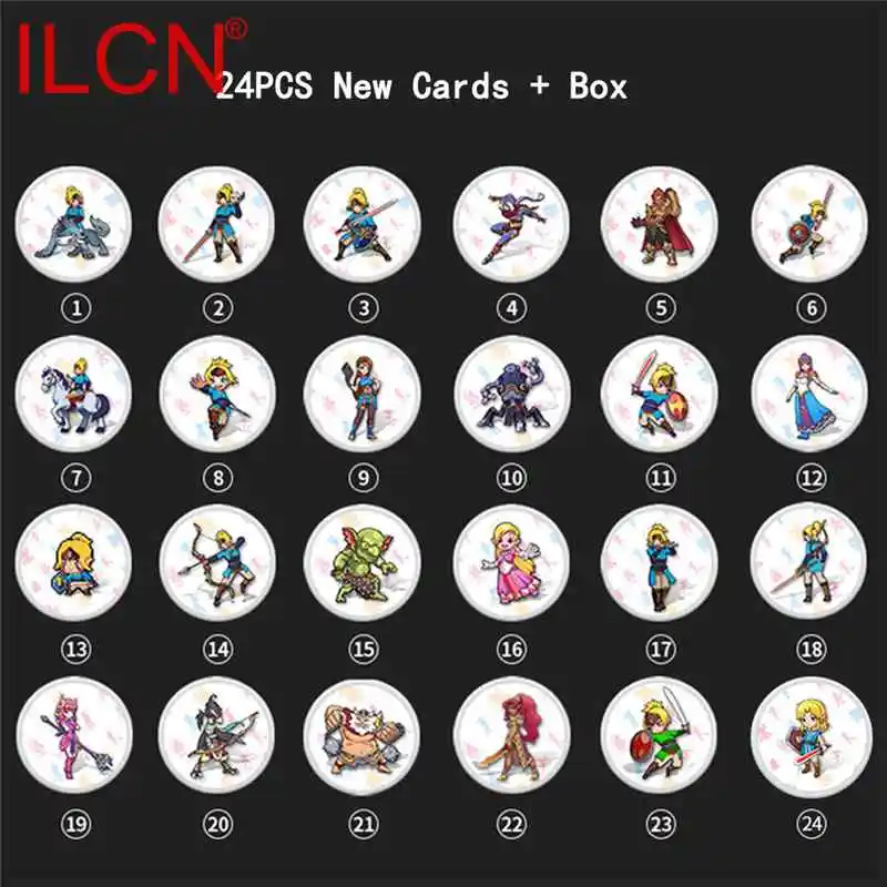 Полный набор 24 шт для Легенда о Зельде дыхание диких NFC игровые карты Amiibo
