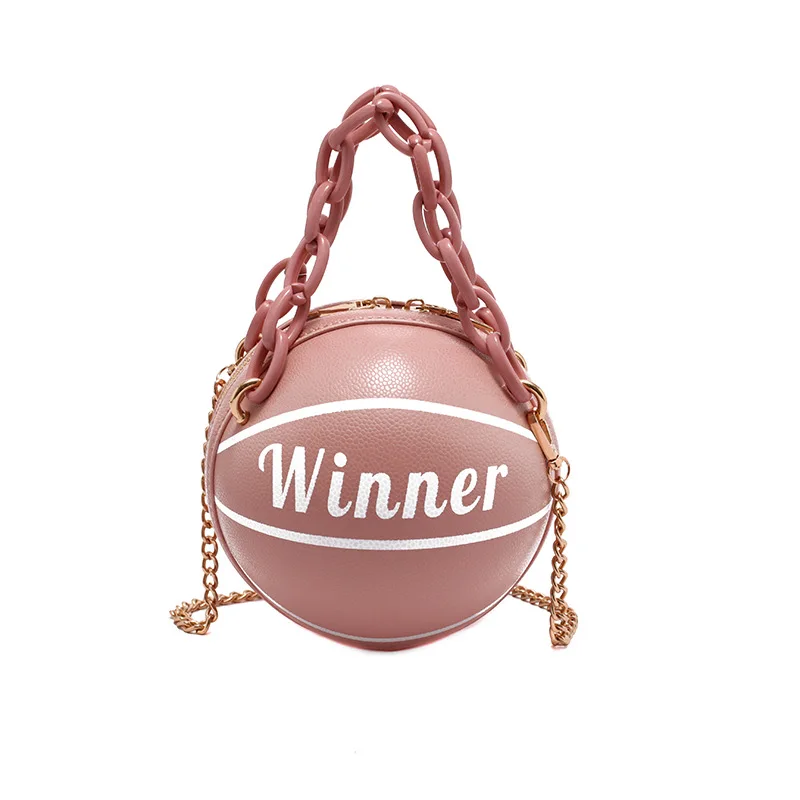 

2020 Female Bag Small Bags Women Basketball Bag Oblique Cross Ball Korean Version Summer Fashion Shoulder Leather Bag Female